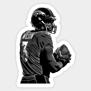 Russell Wilson || Vintage Pencil Drawing Sticker